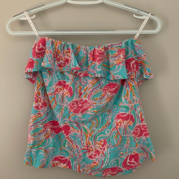 Lilly Pulitzer Wiley Tube Top in Jellies Be Jammin - Picture 4 of 4